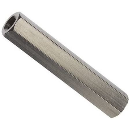 Hex Standoff, #6-32 Thrd Sz, 1/8 In L, 18-8 Stainless Steel Plain, 1/4 Hex W